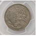 AUSTRALIA 1966 . TWENTY 20 CENTS COIN . VARIETY . WAVY 2